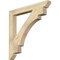 Ekena Millwork Merced Slat Rough Sawn Bracket, Douglas Fir, 4"W x 36"D x 36"H BKT04X36X36MRC06RDF - alternate 1
